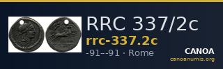 RRC 337/2c — CANOA