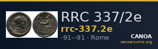 RRC 337/2e — CANOA