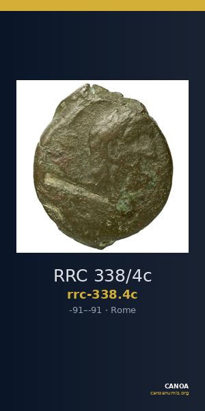 RRC 338/4c — CANOA