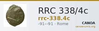 RRC 338/4c — CANOA