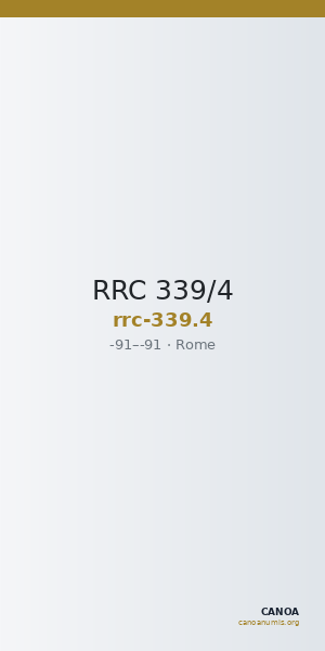 RRC 339/4 — CANOA