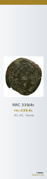 RRC 339/4c — CANOA