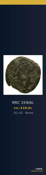 RRC 339/4c — CANOA
