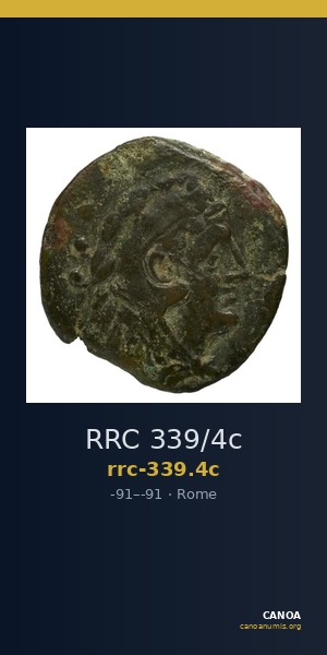 RRC 339/4c — CANOA