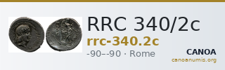 RRC 340/2c — CANOA