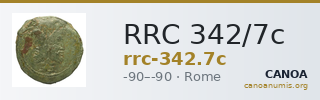 RRC 342/7c — CANOA