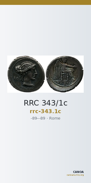 RRC 343/1c — CANOA