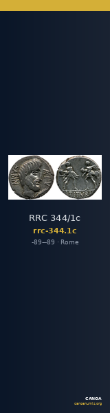 RRC 344/1c — CANOA