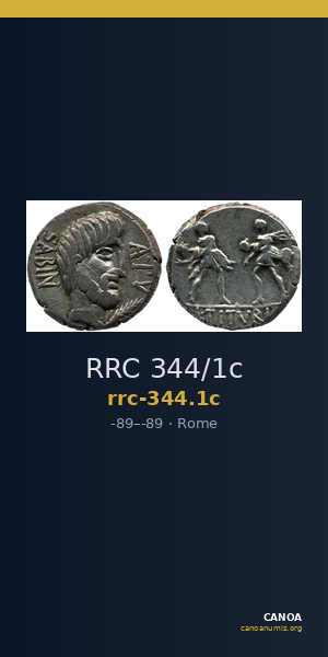 RRC 344/1c — CANOA