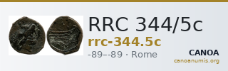 RRC 344/5c — CANOA