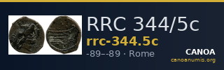 RRC 344/5c — CANOA