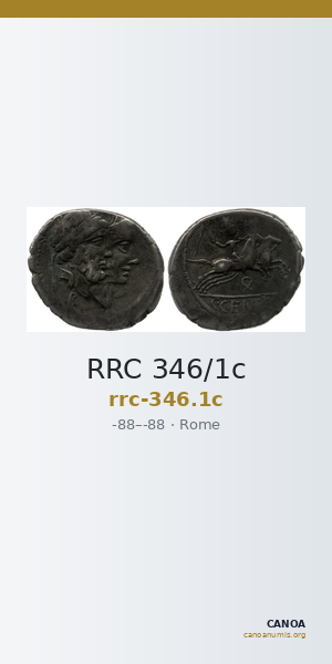 RRC 346/1c — CANOA