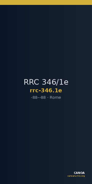 RRC 346/1e — CANOA