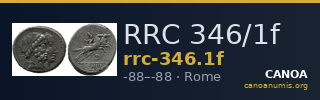 RRC 346/1f — CANOA