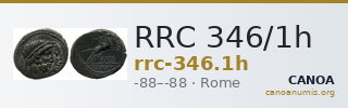 RRC 346/1h — CANOA