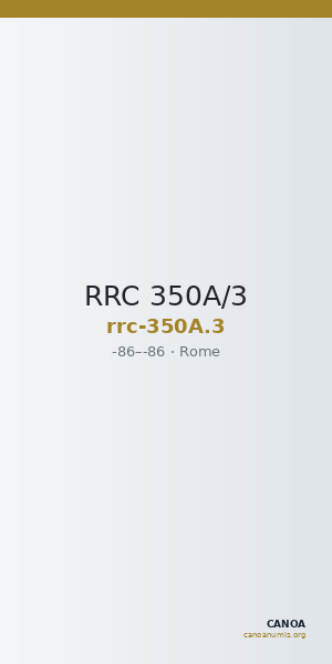 RRC 350A/3 — CANOA