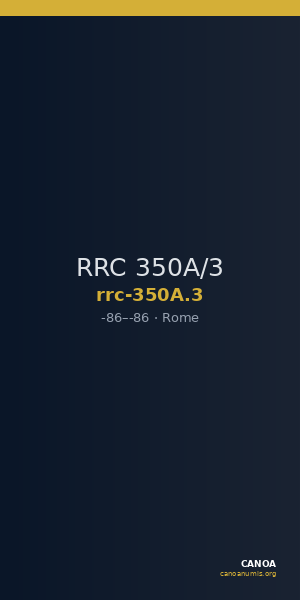 RRC 350A/3 — CANOA
