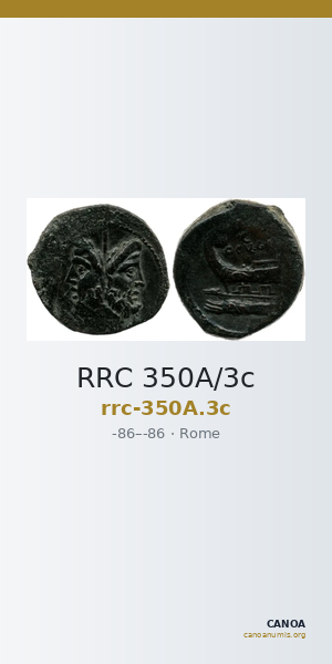 RRC 350A/3c — CANOA