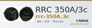 RRC 350A/3c — CANOA
