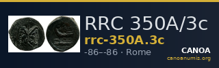 RRC 350A/3c — CANOA