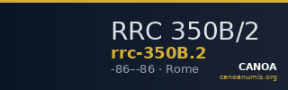 RRC 350B/2 — CANOA