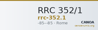 RRC 352/1 — CANOA