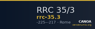 RRC 35/3 — CANOA