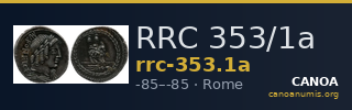 RRC 353/1a — CANOA
