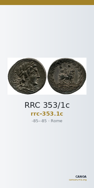 RRC 353/1c — CANOA