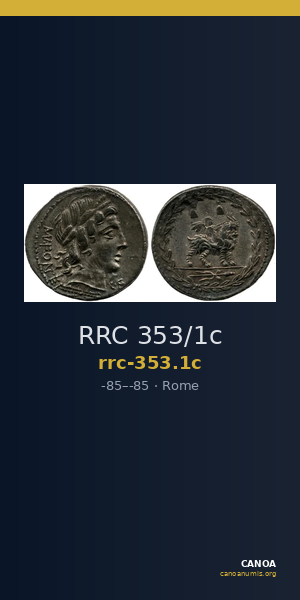 RRC 353/1c — CANOA