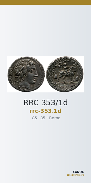RRC 353/1d — CANOA