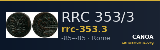 RRC 353/3 — CANOA