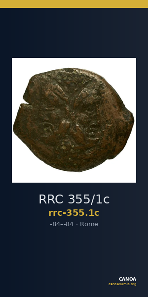 RRC 355/1c — CANOA