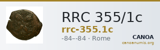 RRC 355/1c — CANOA