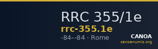 RRC 355/1e — CANOA