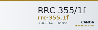 RRC 355/1f — CANOA