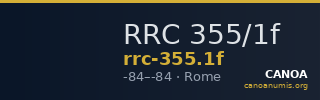 RRC 355/1f — CANOA