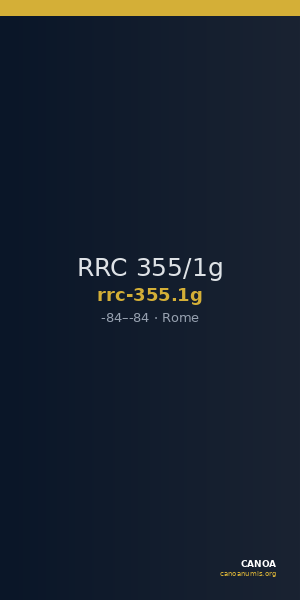 RRC 355/1g — CANOA