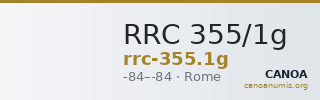 RRC 355/1g — CANOA