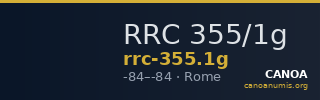 RRC 355/1g — CANOA