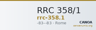 RRC 358/1 — CANOA