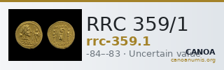 RRC 359/1 — CANOA