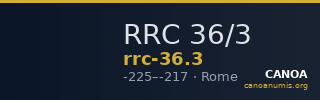 RRC 36/3 — CANOA