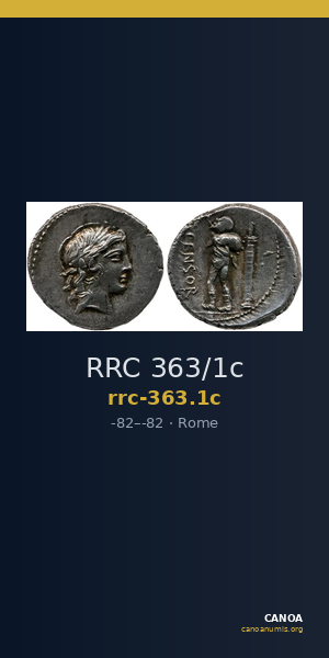 RRC 363/1c — CANOA