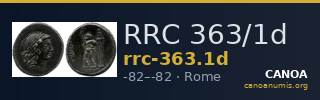 RRC 363/1d — CANOA