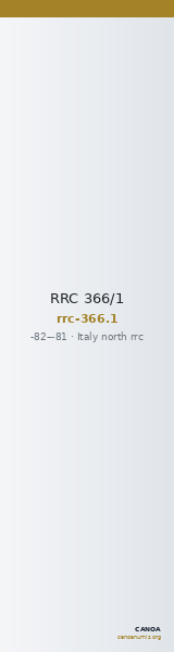 RRC 366/1 — CANOA