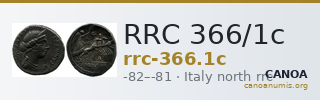 RRC 366/1c — CANOA
