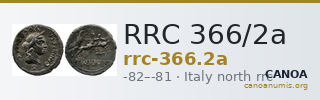 RRC 366/2a — CANOA