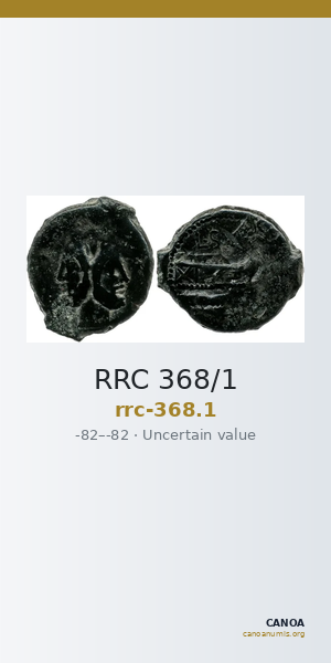 RRC 368/1 — CANOA