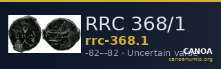 RRC 368/1 — CANOA